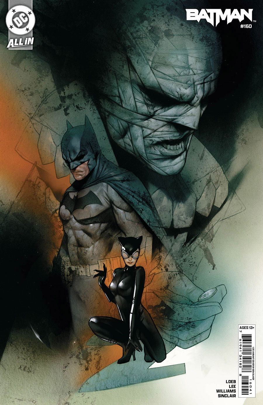 Batman Vol 3 #160 Cover G Incentive Ben Oliver Card Stock Variant Cover (DC All In)(Hush 2 Part 3)