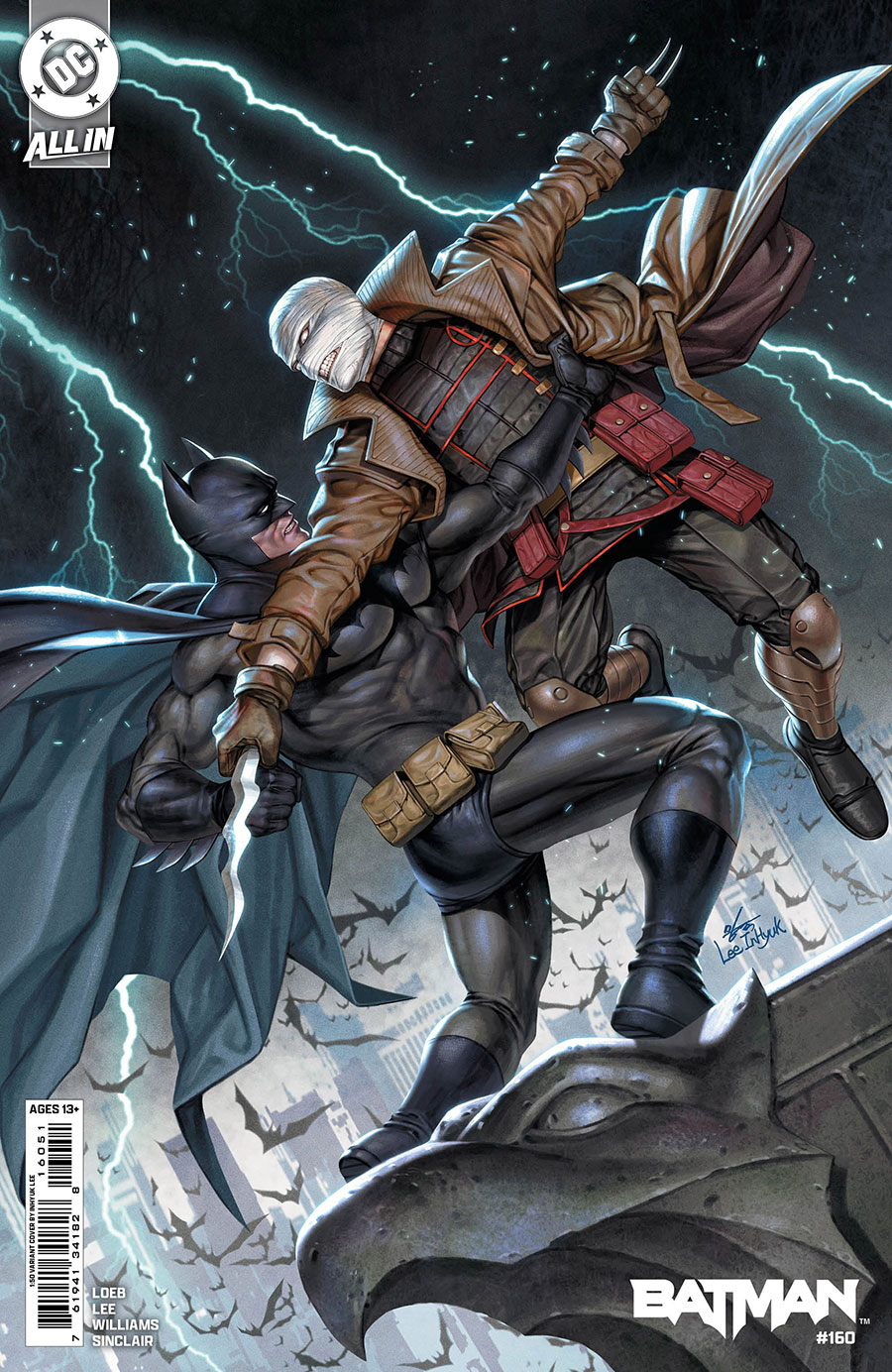 Batman Vol 3 #160 Cover H Incentive Inhyuk Lee Card Stock Variant Cover (DC All In)(Hush 2 Part 3)