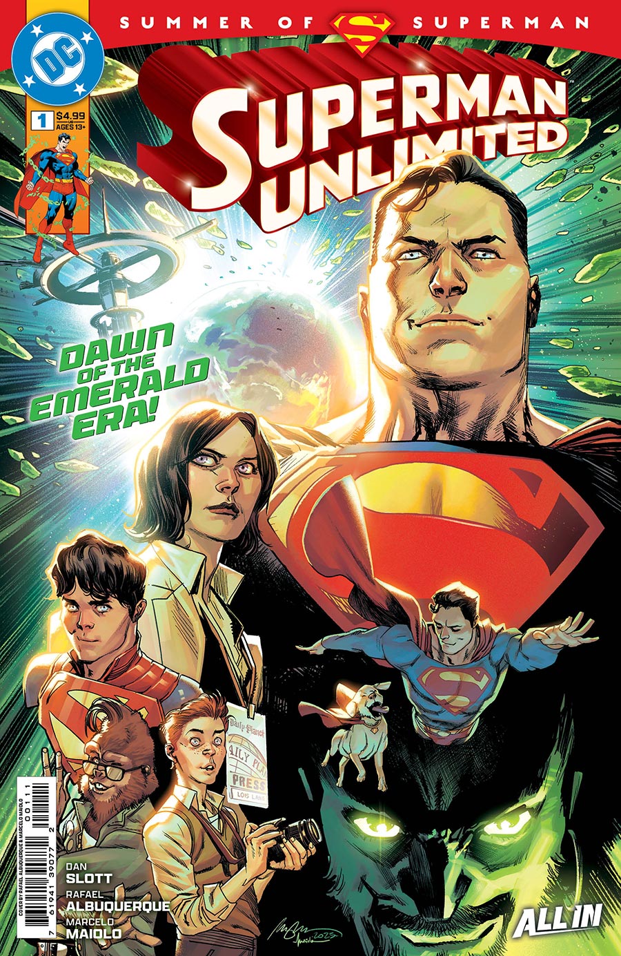Superman Unlimited #1 Cover A Regular Rafael Albuquerque Cover (DC All In)