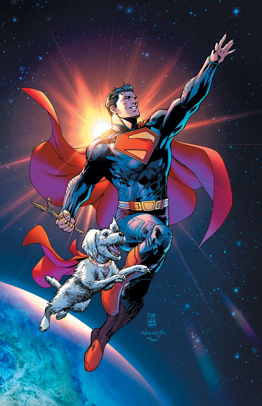 Superman Unlimited #1 Cover G Variant Jim Lee Superman Movie Card Stock Cover (DC All In)
