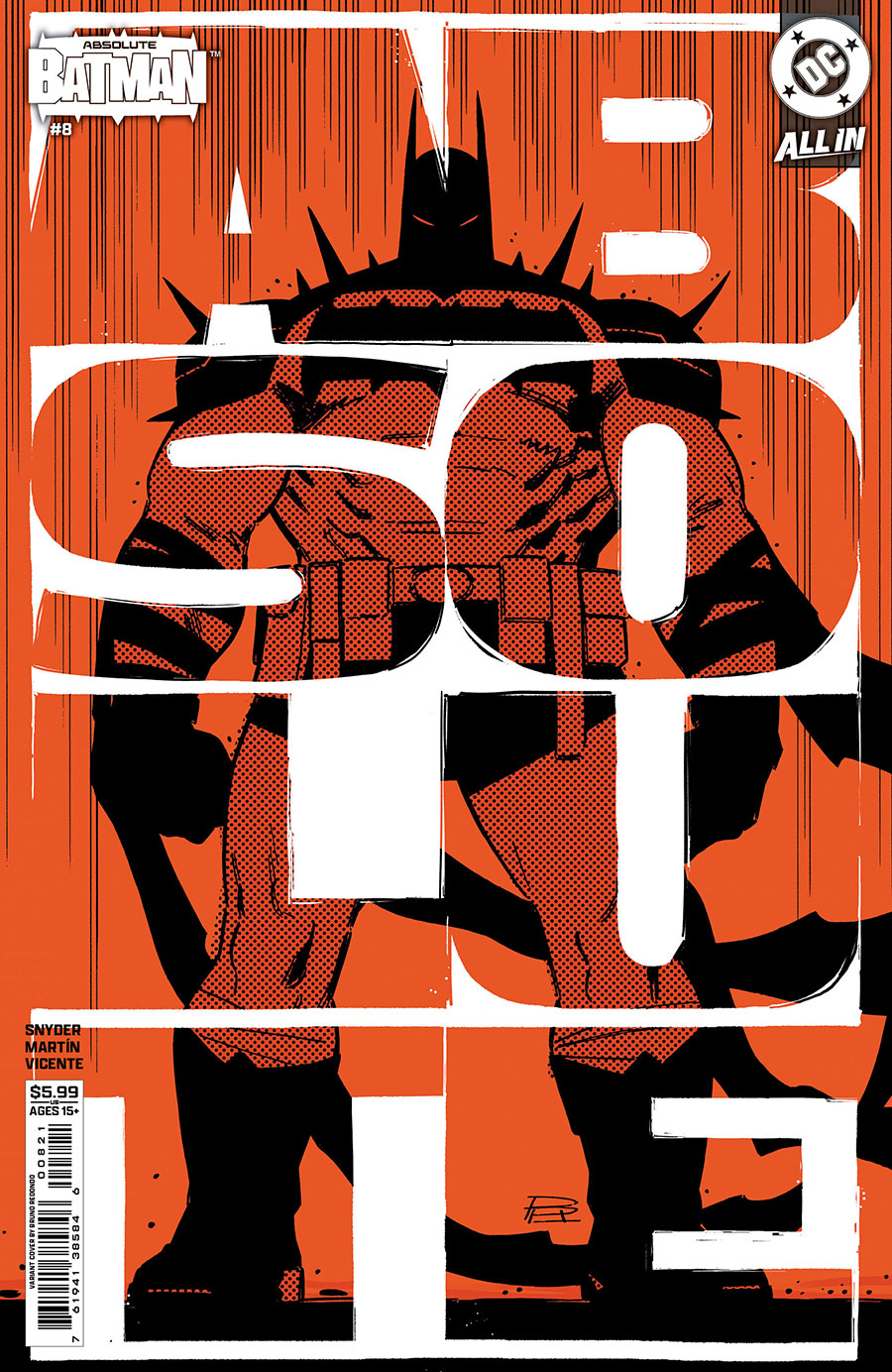 Absolute Batman #8 Cover B Variant Bruno Redondo Card Stock Cover (DC All In)