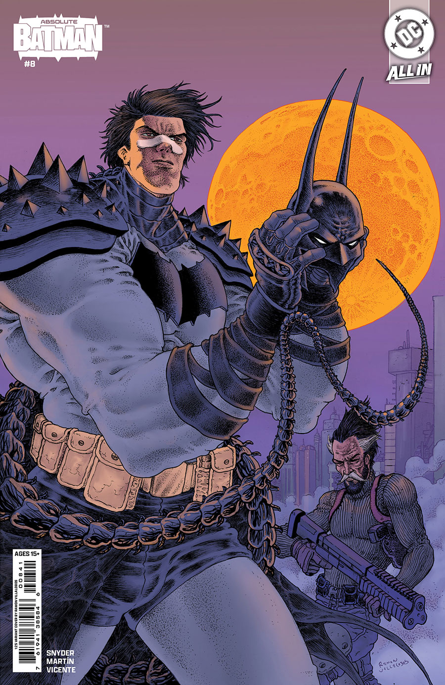 Absolute Batman #8 Cover E Incentive Ramon Villalobos Card Stock Variant Cover (DC All In)