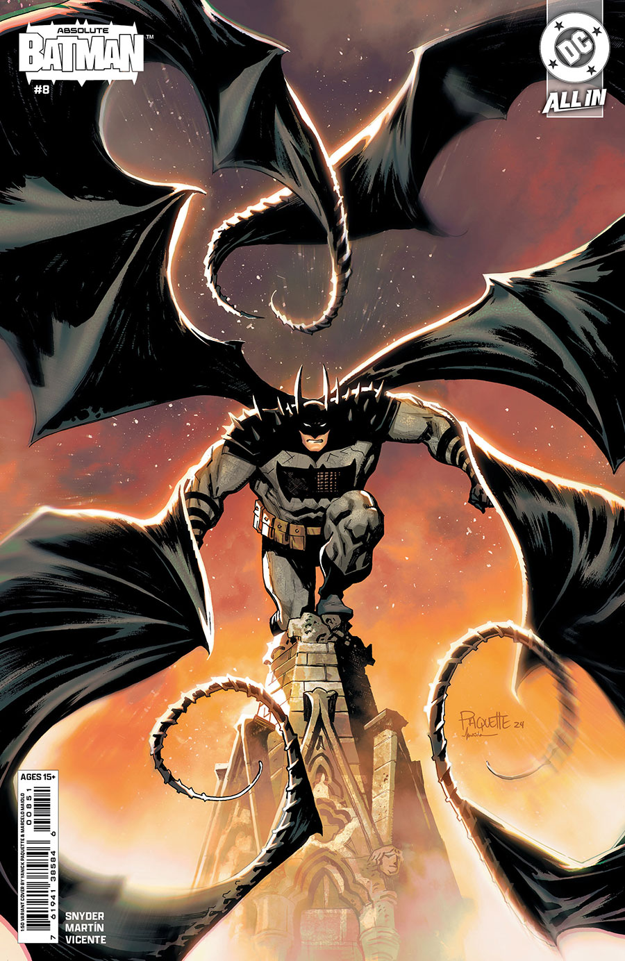Absolute Batman #8 Cover F Incentive Yanick Paquette Card Stock Variant Cover (DC All In)