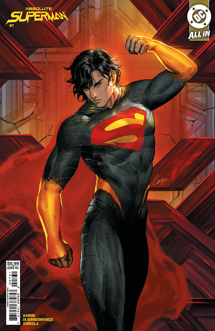 Absolute Superman #7 Cover C Variant Lesley Leirix Li Card Stock Cover (DC All In)