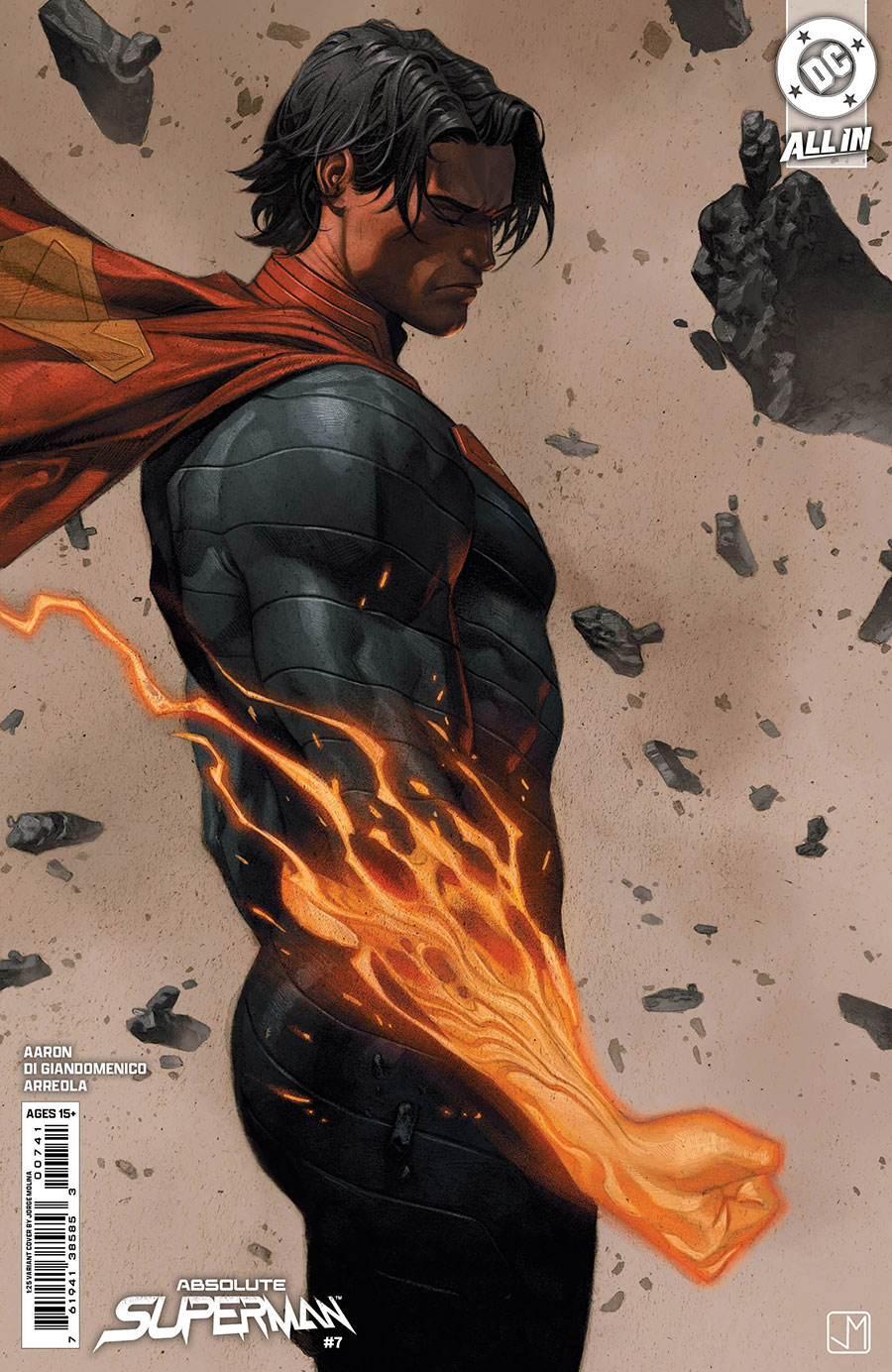 Absolute Superman #7 Cover D Incentive Jorge Molina Card Stock Variant Cover (DC All In)
