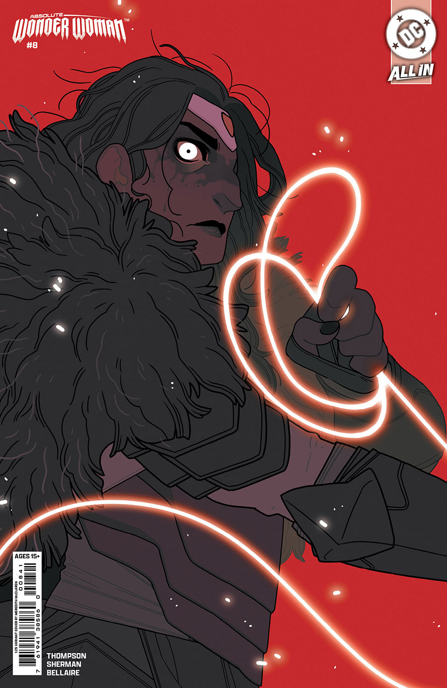 Absolute Wonder Woman #8 Cover D Incentive Meredith McClaren Card Stock Variant Cover (DC All In)