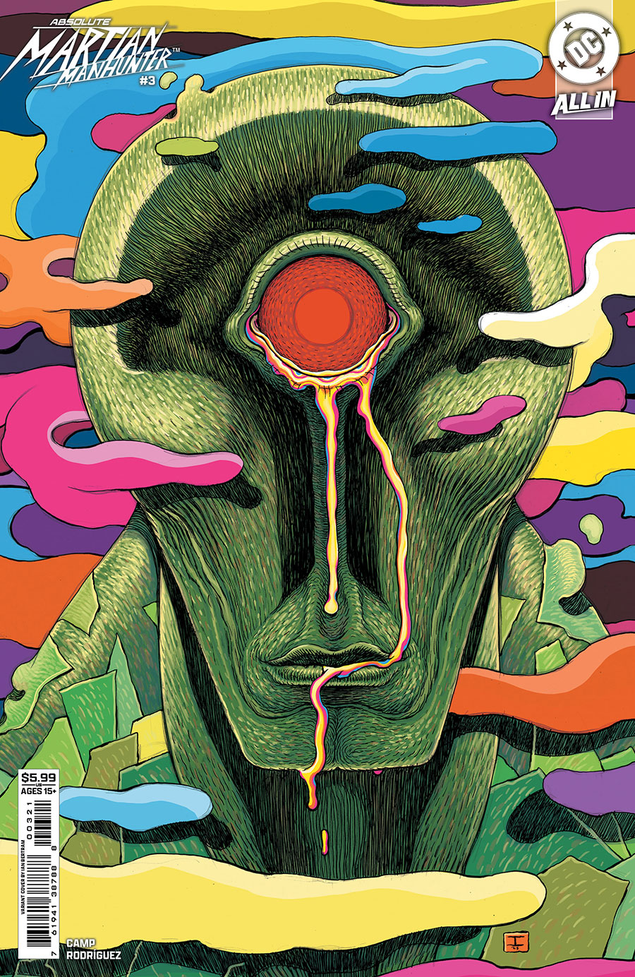 Absolute Martian Manhunter #3 Cover B Variant Ian Bertram Card Stock Cover (DC All In)