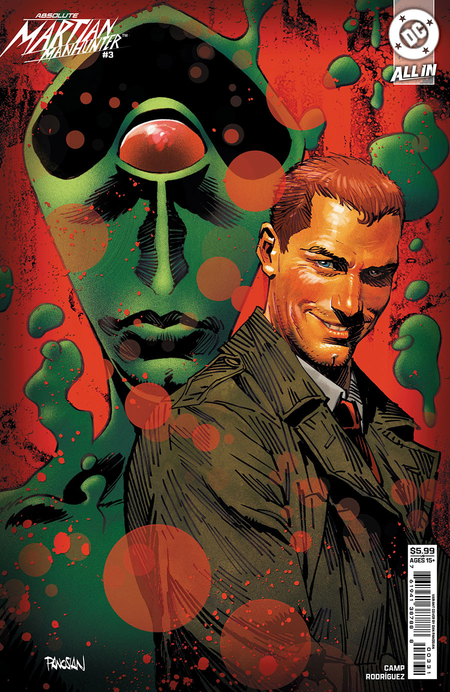 Absolute Martian Manhunter #3 Cover C Variant Dan Panosian Card Stock Cover (DC All In)