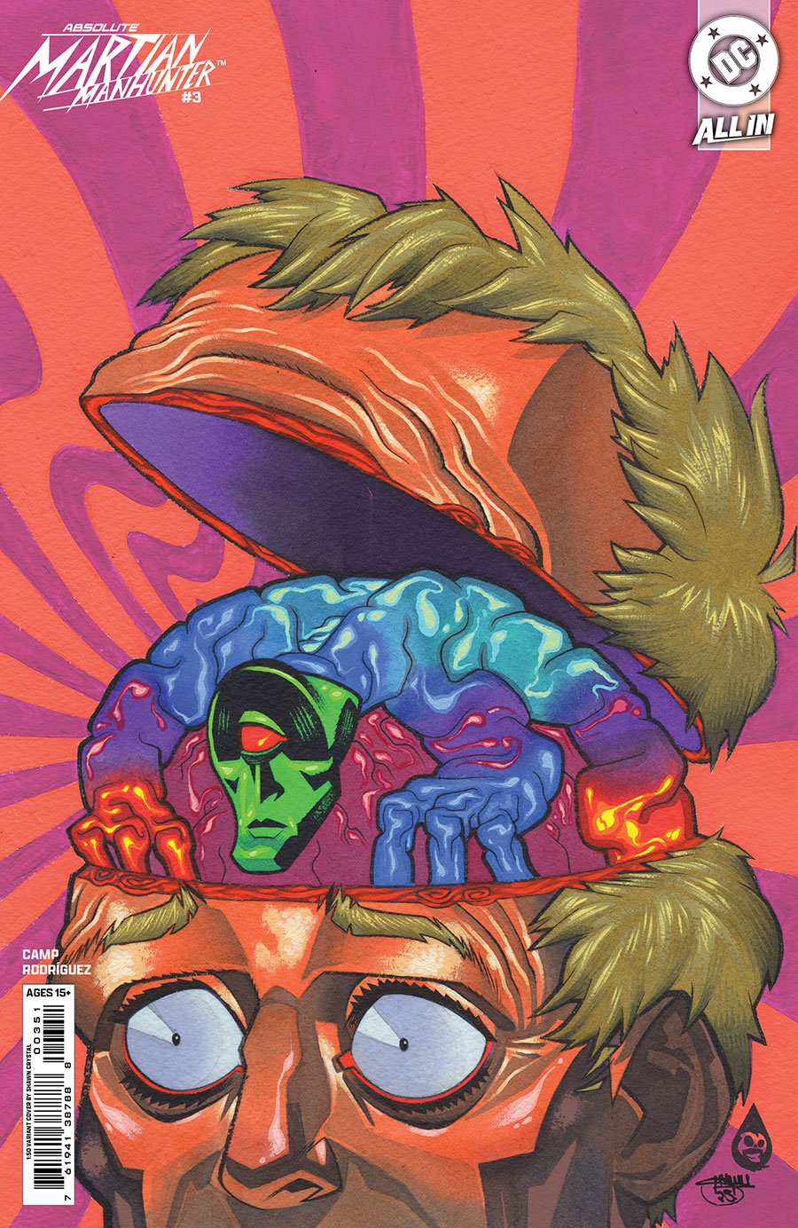 Absolute Martian Manhunter #3 Cover E Incentive Shawn Crystal Card Stock Variant Cover (DC All In)