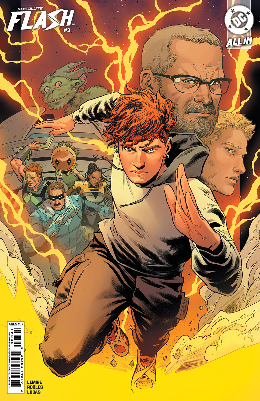 Absolute Flash #3 Cover D Incentive Travis Moore Card Stock Variant Cover (DC All In)