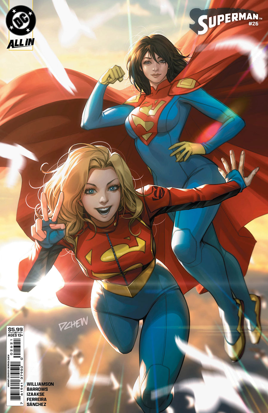 Superman Vol 7 #26 Cover B Variant Derrick Chew Card Stock Cover (DC All In)