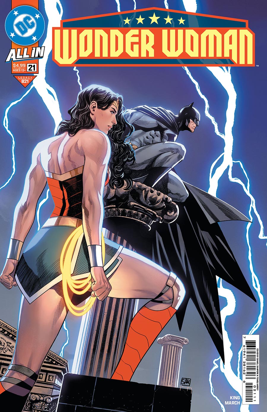 Wonder Woman Vol 6 #21 Cover A Regular Daniel Sampere Cover (DC All In)