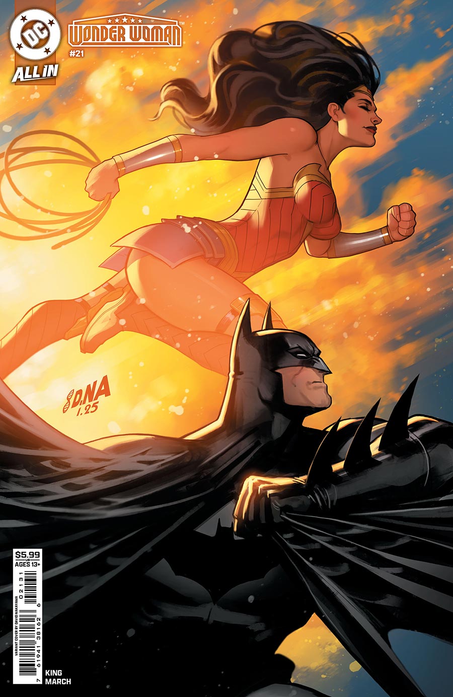 Wonder Woman Vol 6 #21 Cover B Variant David Nakayama Card Stock Cover (DC All In)