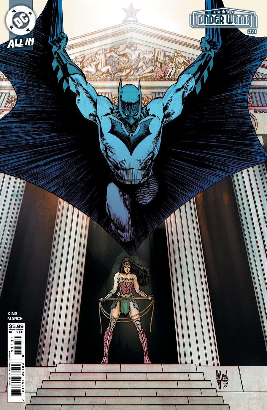 Wonder Woman Vol 6 #21 Cover C Variant Guillem March Card Stock Cover (DC All In)