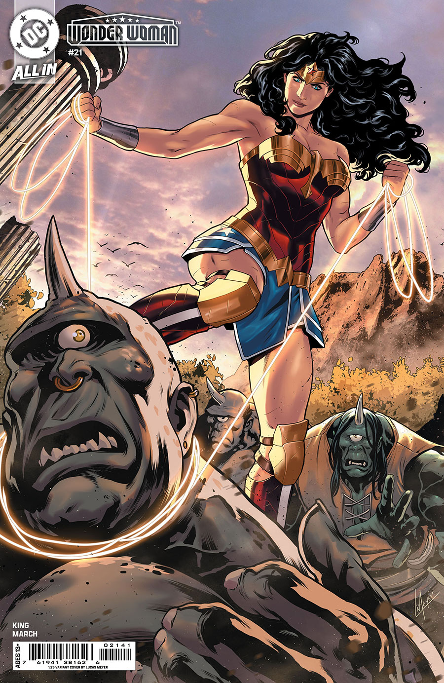 Wonder Woman Vol 6 #21 Cover E Incentive Lucas Meyer Card Stock Variant Cover (DC All In)