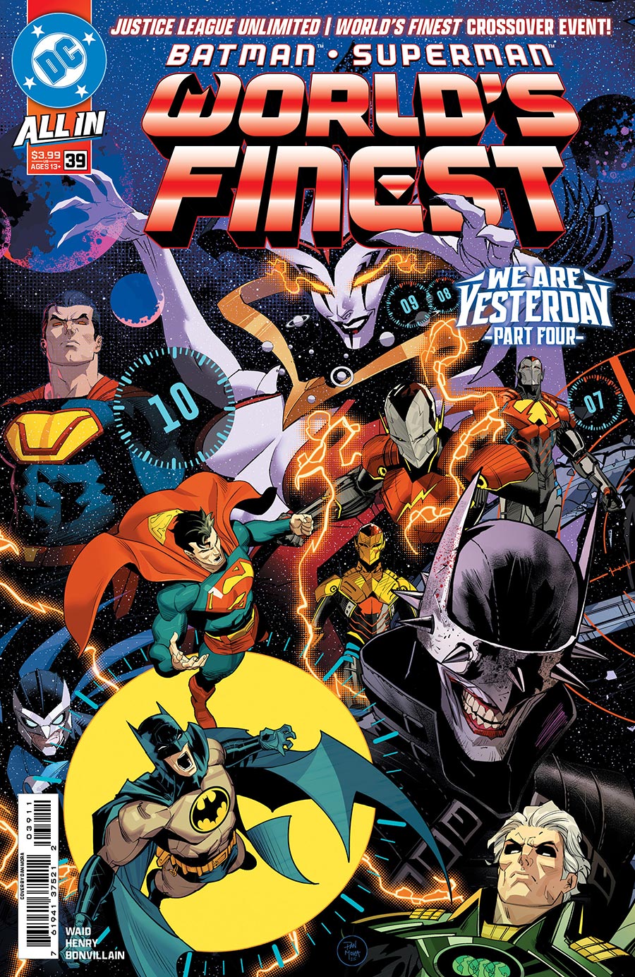 Batman Superman Worlds Finest #39 Cover A Regular Dan Mora Connecting (DC All In)(We Are Yesterday Part 4)