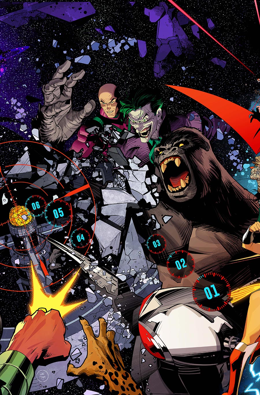 Justice League Unlimited #7 Cover A Regular Dan Mora Connecting Cover (DC All In)(We Are Yesterday Part 5)
