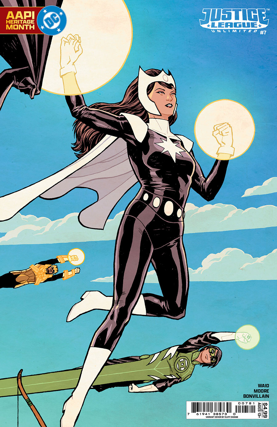 Justice League Unlimited #7 Cover F Variant Cliff Chiang AAPI Heritage Month Connecting Card Stock Cover (DC All In)(We Are Yesterday Part 5)