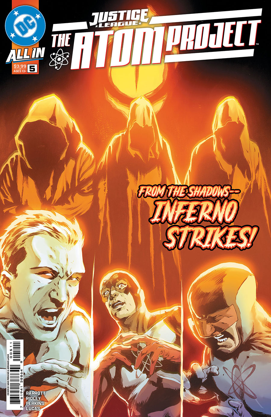 Justice League The Atom Project #5 Cover A Regular Mike Perkins Cover (DC All In)