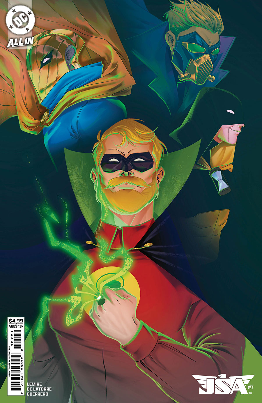 JSA Vol 2 #7 Cover B Variant Sweeney Boo Card Stock Cover (DC All In)