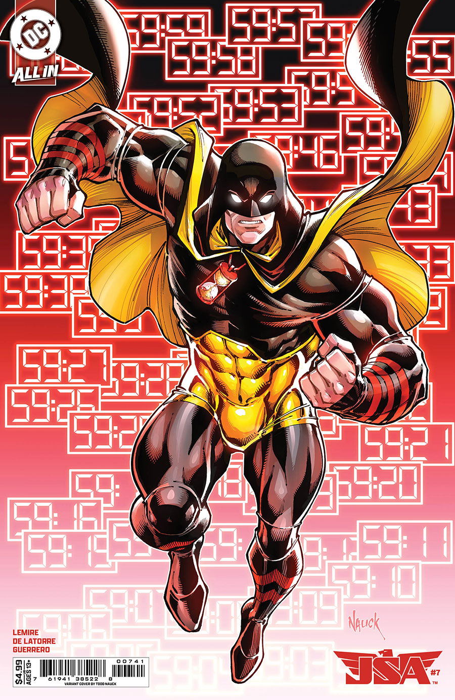 JSA Vol 2 #7 Cover D Variant Todd Nauck Card Stock Cover (DC All In)