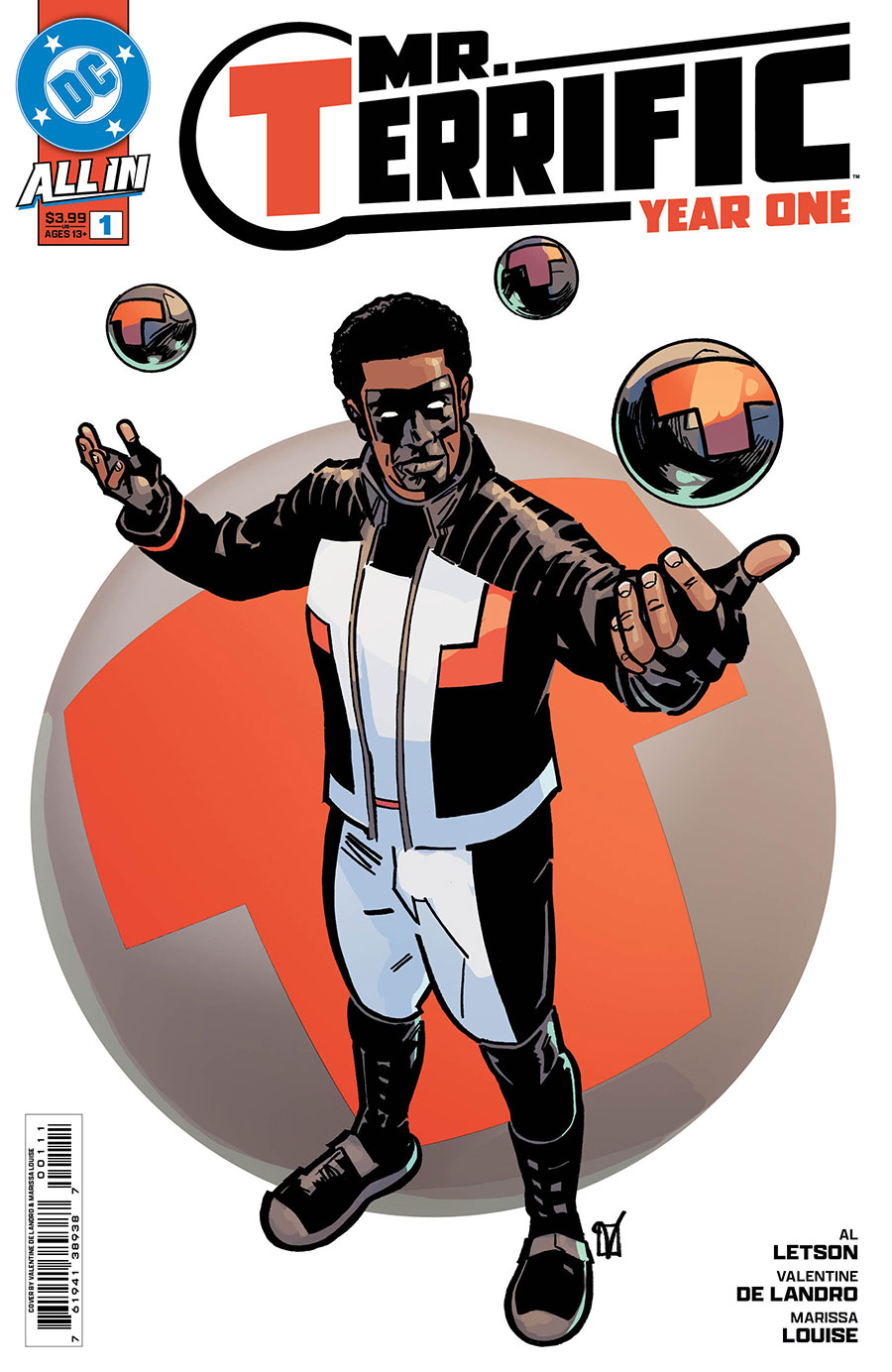 Mr Terrific Year One #1 Cover A Regular Valentine De Landro Cover (DC All In)