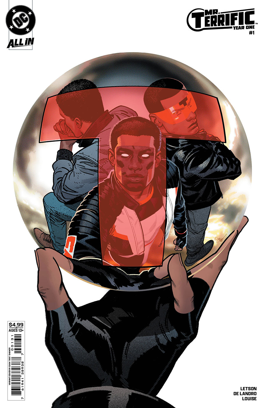Mr Terrific Year One #1 Cover C Variant Evan Doc Shaner Card Stock Cover (DC All In)