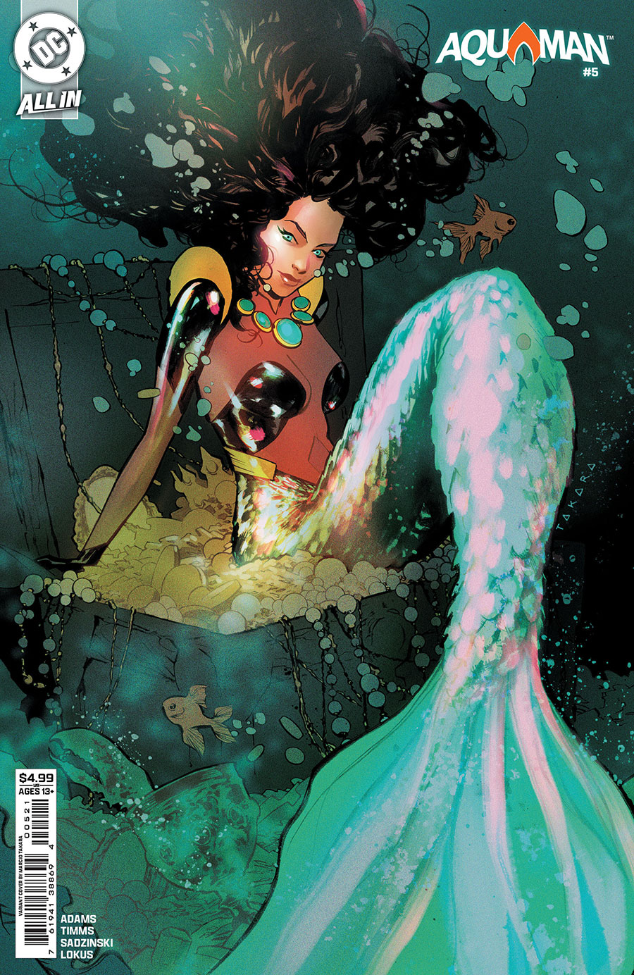 Aquaman Vol 7 #5 Cover B Variant Marcio Takara Card Stock Cover (DC All In)