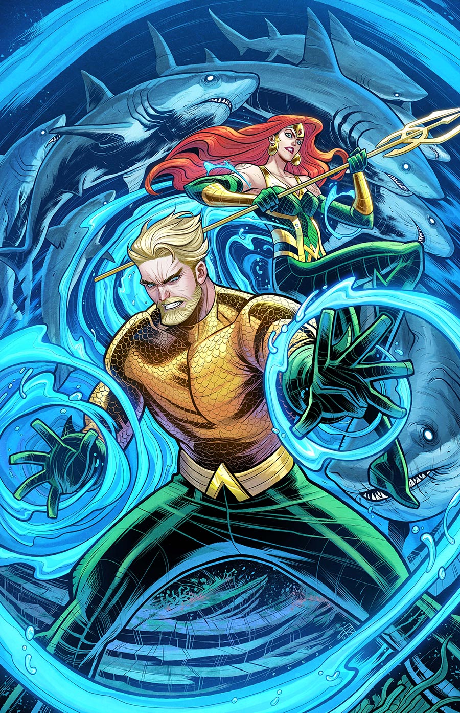Aquaman Vol 7 #5 Cover C Variant Elizabeth Torque Card Stock Cover (DC All In)