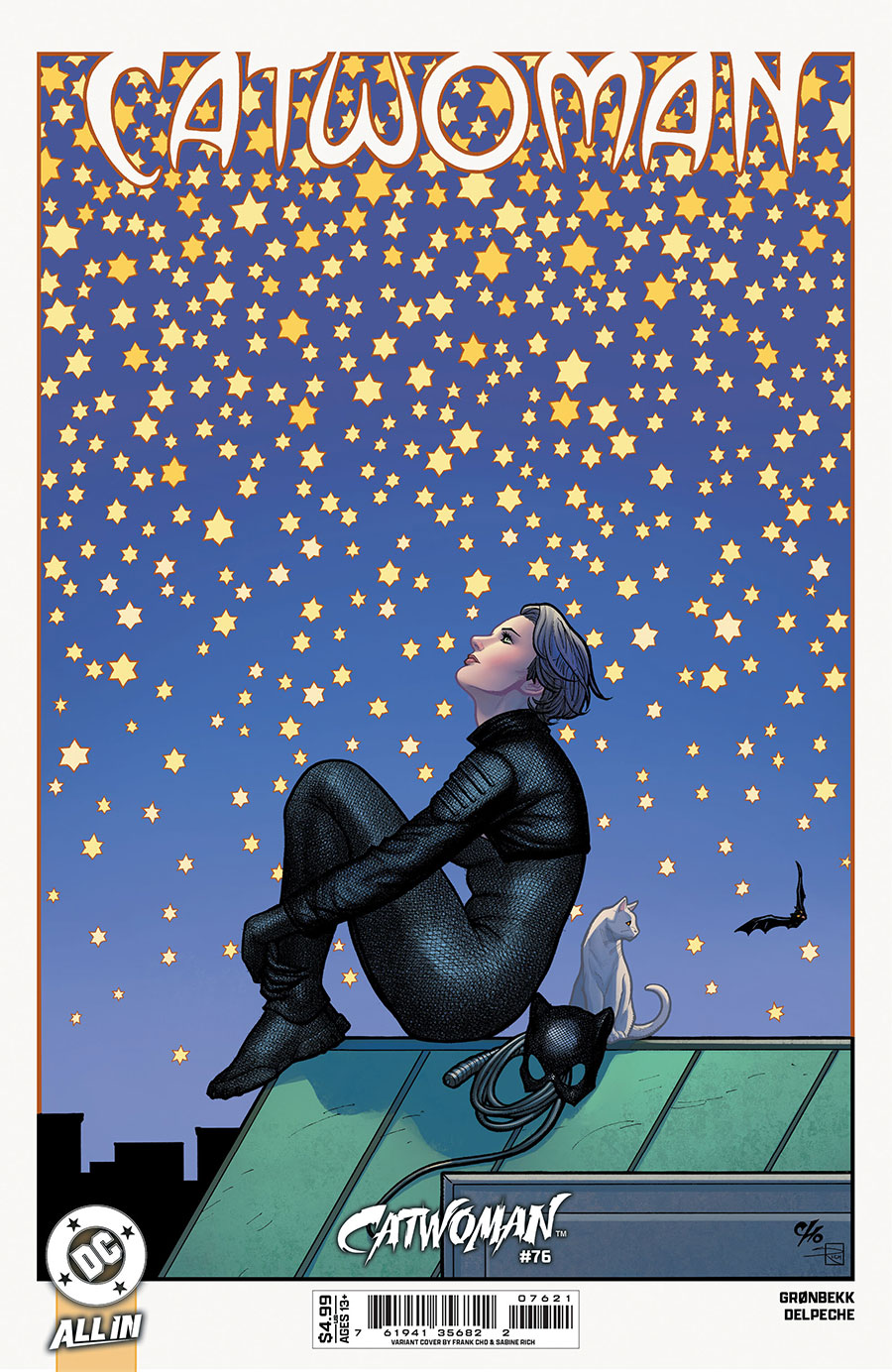 Catwoman Vol 5 #76 Cover B Variant Frank Cho Card Stock Cover (DC All In)