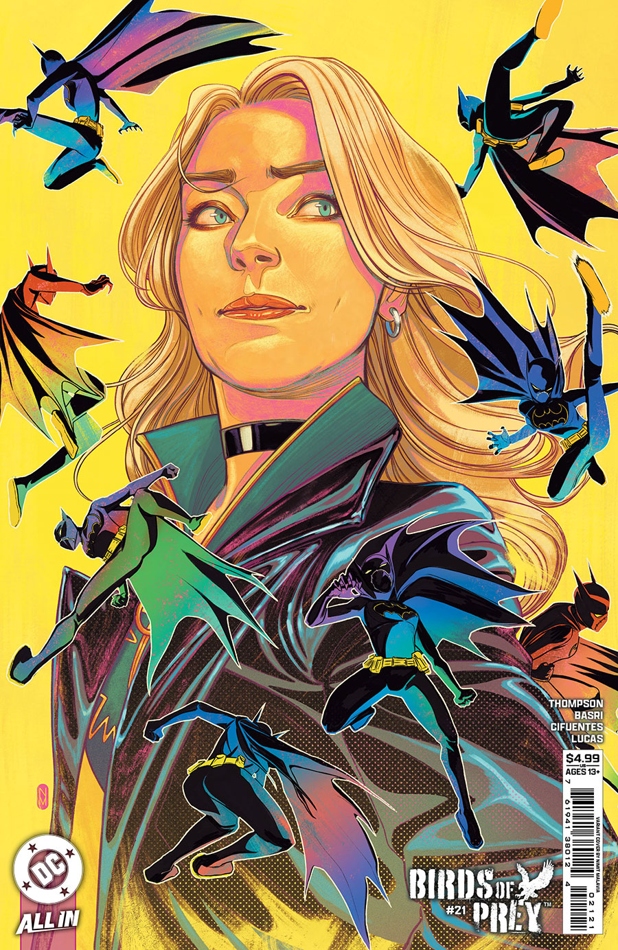 Birds Of Prey Vol 5 #21 Cover B Variant Nimit Malavia Card Stock Cover (DC All In)