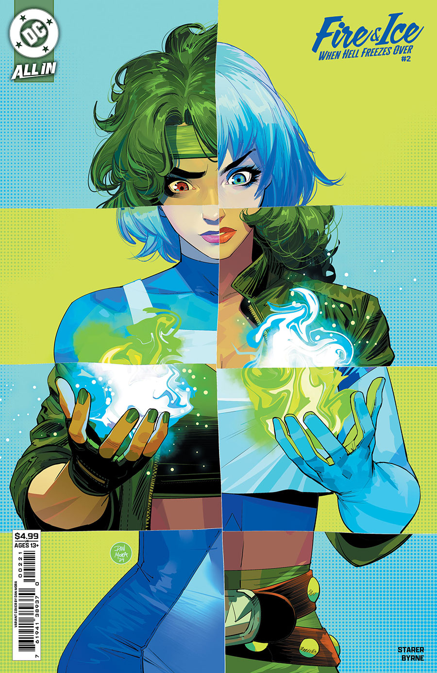 Fire & Ice When Hell Freezes Over #2 Cover B Variant Dan Mora Card Stock Cover (DC All In)