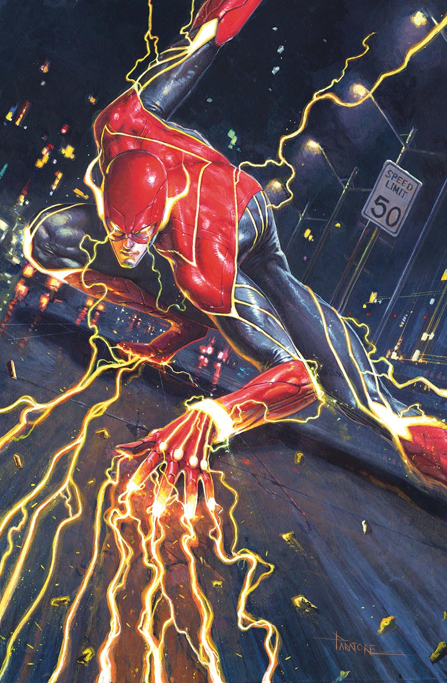 Flash Vol 6 #21 Cover B Variant Davide Paratore Card Stock Cover