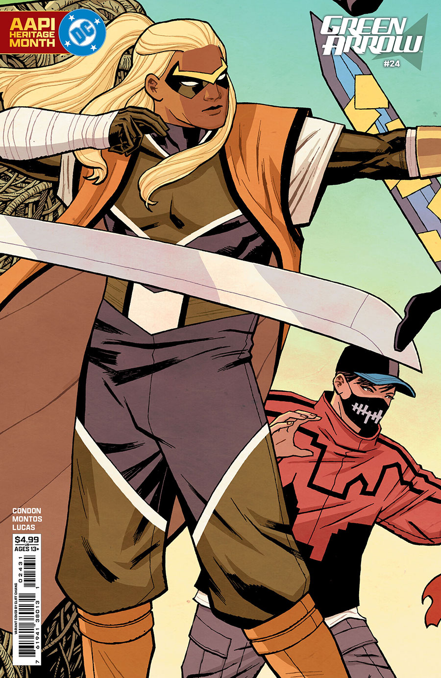 Green Arrow Vol 8 #24 Cover C Variant Cliff Chiang AAPI Heritage Month Connecting Card Stock Cover