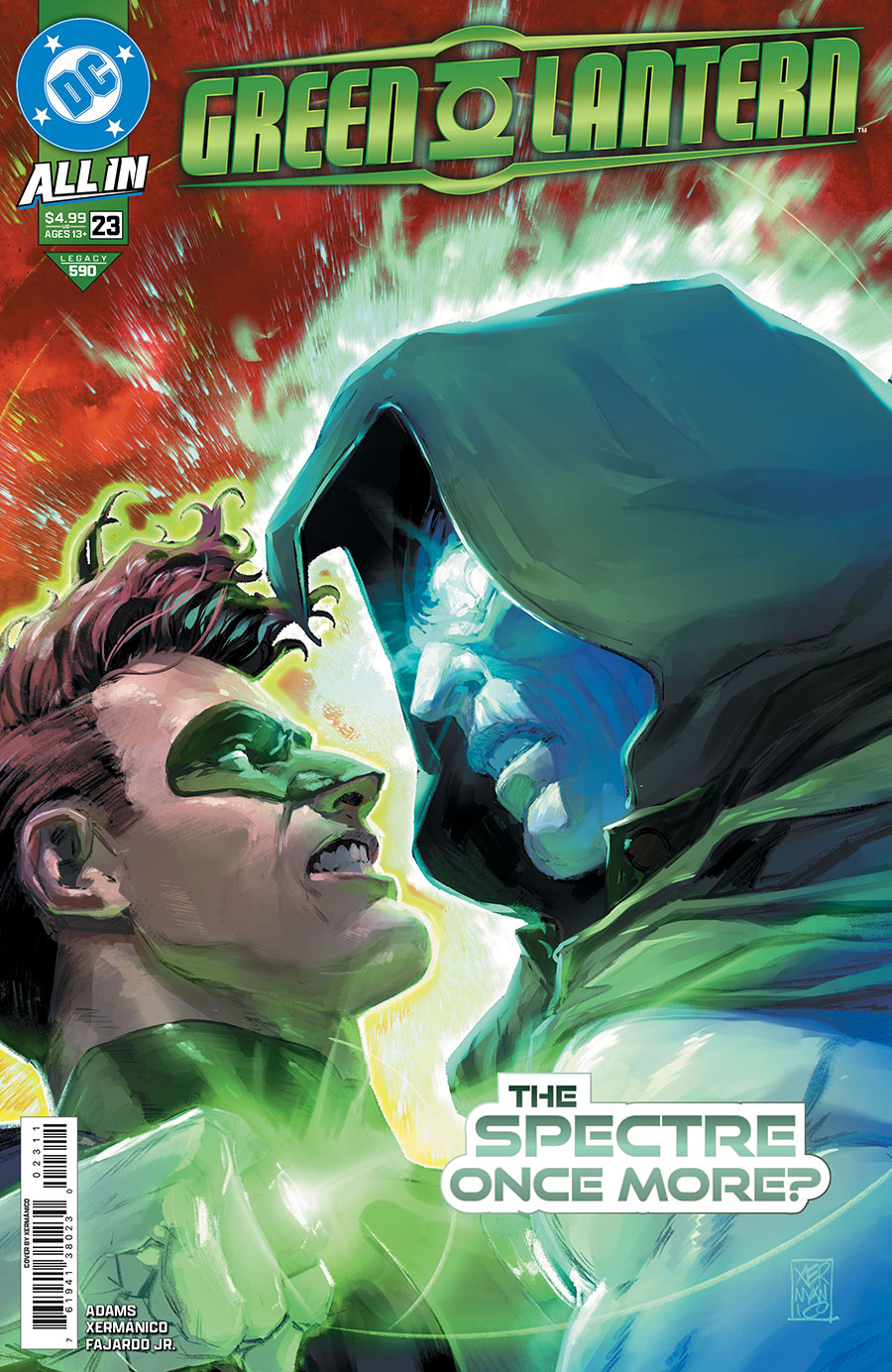 Green Lantern Vol 8 #23 Cover A Regular Xermanico Cover (DC All In)