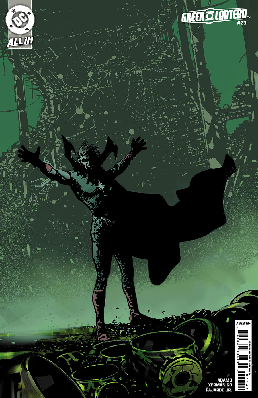 Green Lantern Vol 8 #23 Cover E Incentive Mirko Colak Card Stock Variant Cover (DC All In)