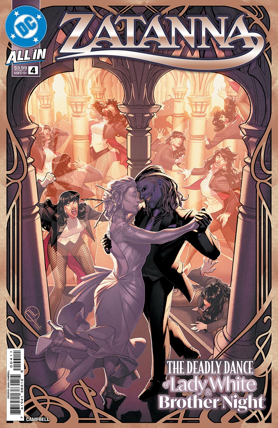 Zatanna Vol 3 #4 Cover A Regular Jamal Campbell Cover (DC All In)