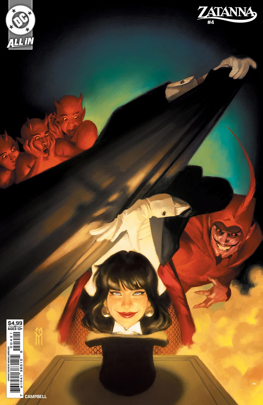 Zatanna Vol 3 #4 Cover C Variant Miguel Mercado Card Stock Cover (DC All In)