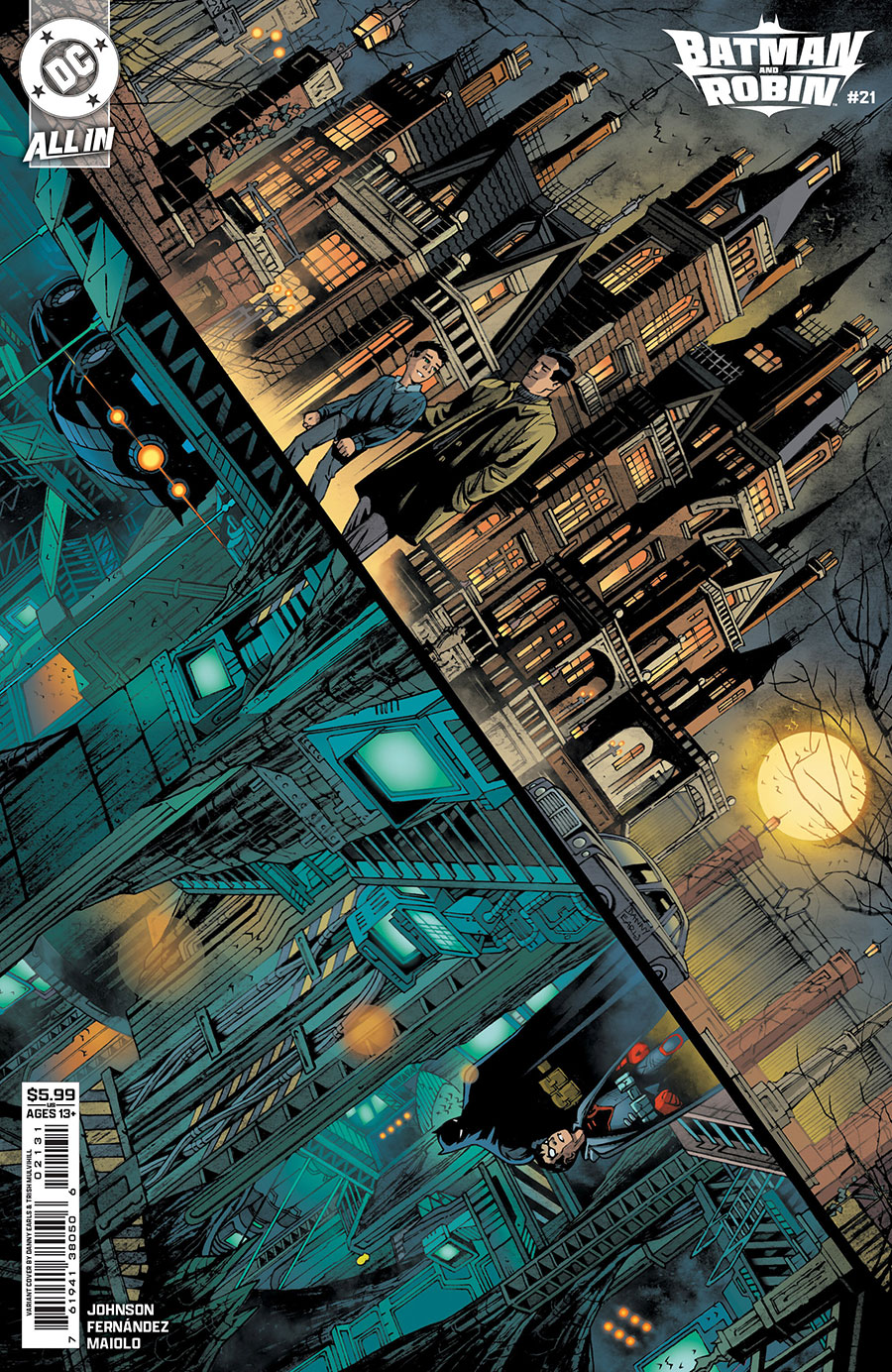 Batman And Robin Vol 3 #21 Cover C Variant Danny Earls Card Stock Cover (DC All In)