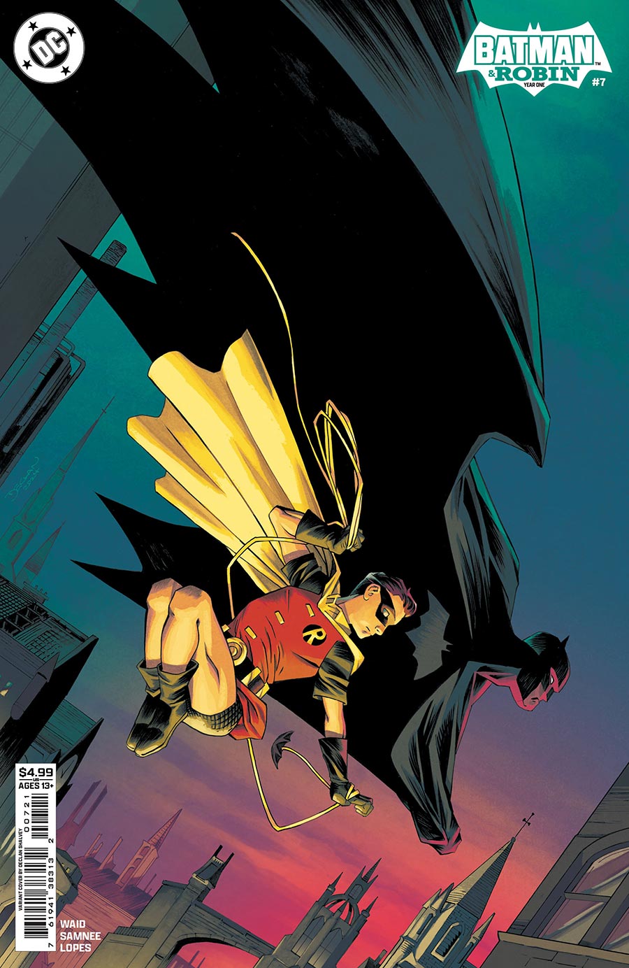 Batman And Robin Year One #7 Cover B Variant Declan Shalvey Card Stock Cover