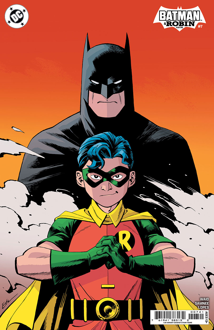 Batman And Robin Year One #7 Cover D Incentive Ethan Young Card Stock Variant Cover