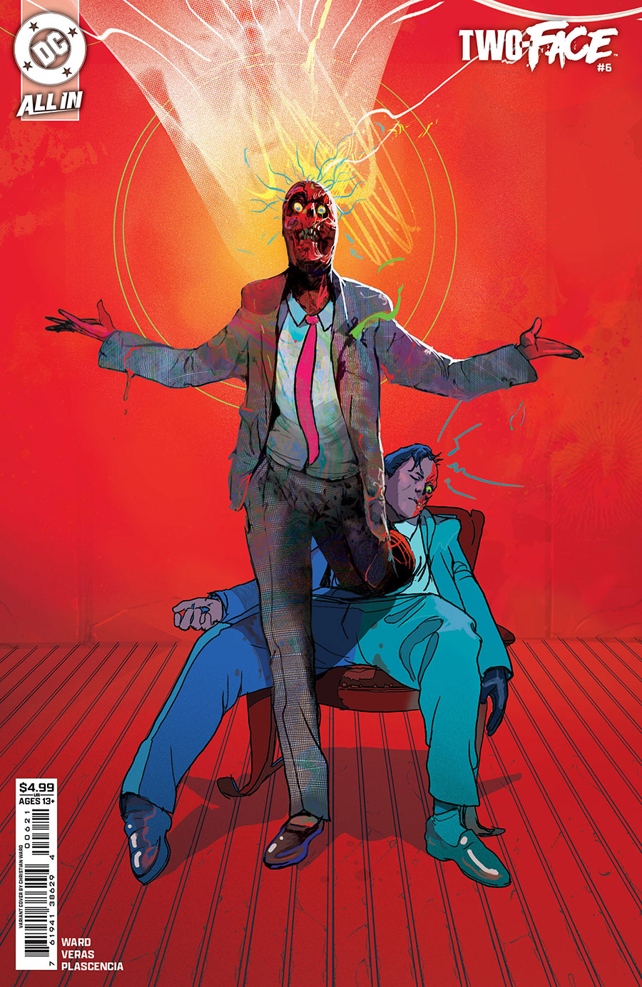 Two-Face #6 Cover B Variant Christian Ward Card Stock Cover (DC All In)