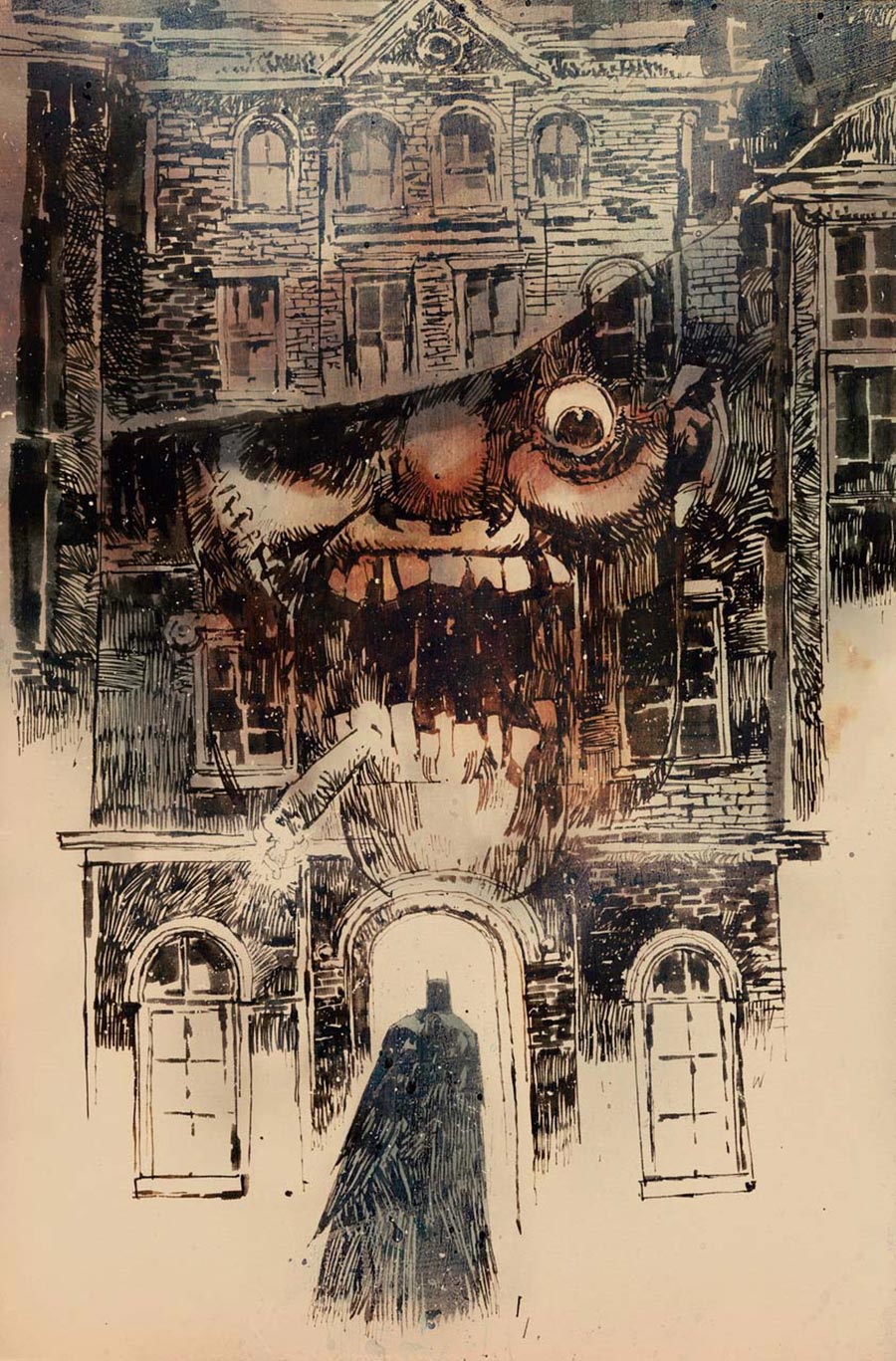 Batman Dark Patterns #6 Cover B Variant Ashley Wood Card Stock Cover