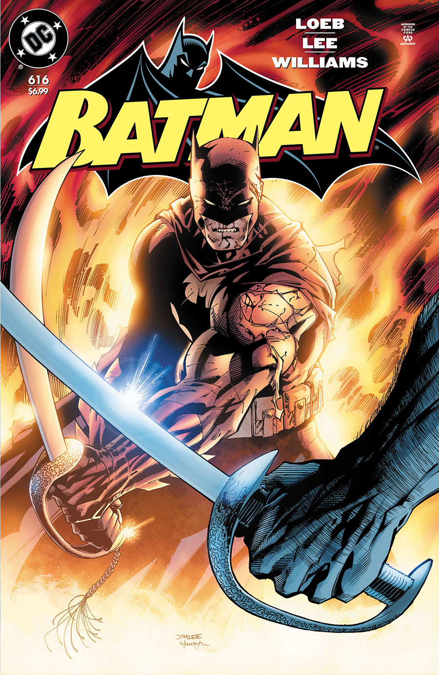 Batman #616 Facsimile Edition Cover B Variant Jim Lee & Scott Williams Foil Cover