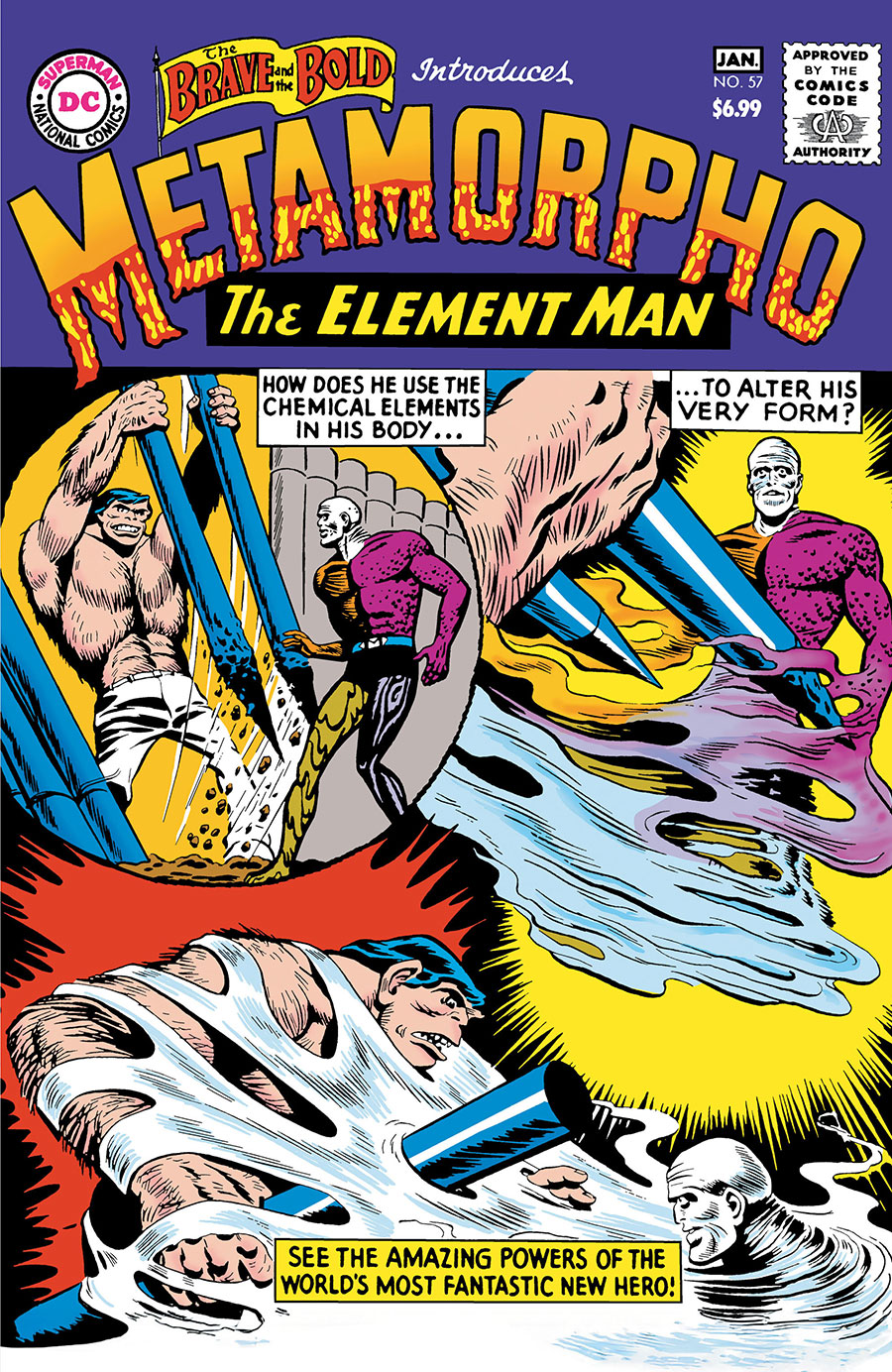 Brave And The Bold #57 Facsimile Edition Cover B Variant Ramona Fradon & Charles Paris Foil Cover