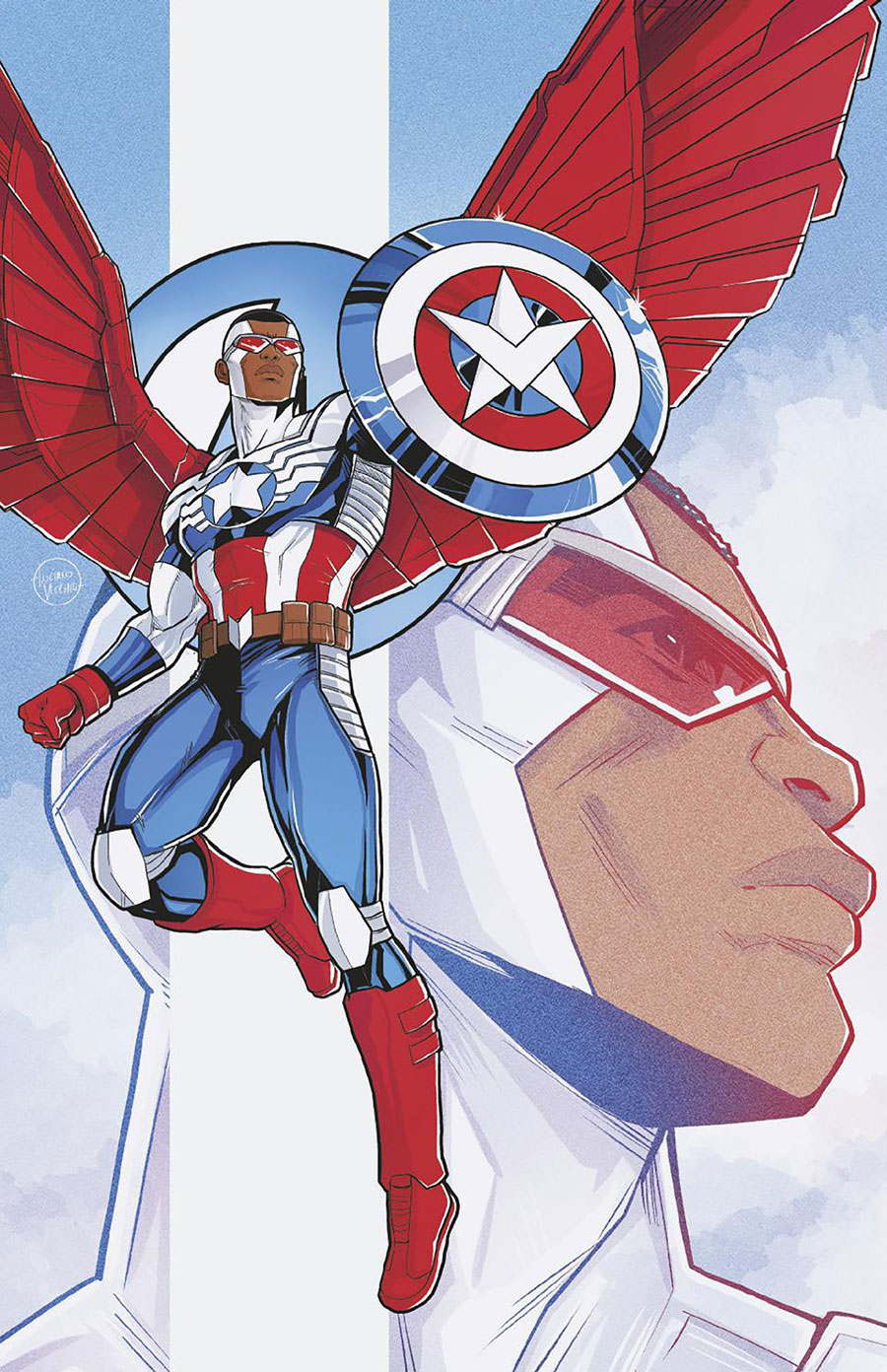 Avengers Vol 8 #26 Cover E Incentive Luciano Vecchio Captain America Virgin Cover (One World Under Doom Tie-In)