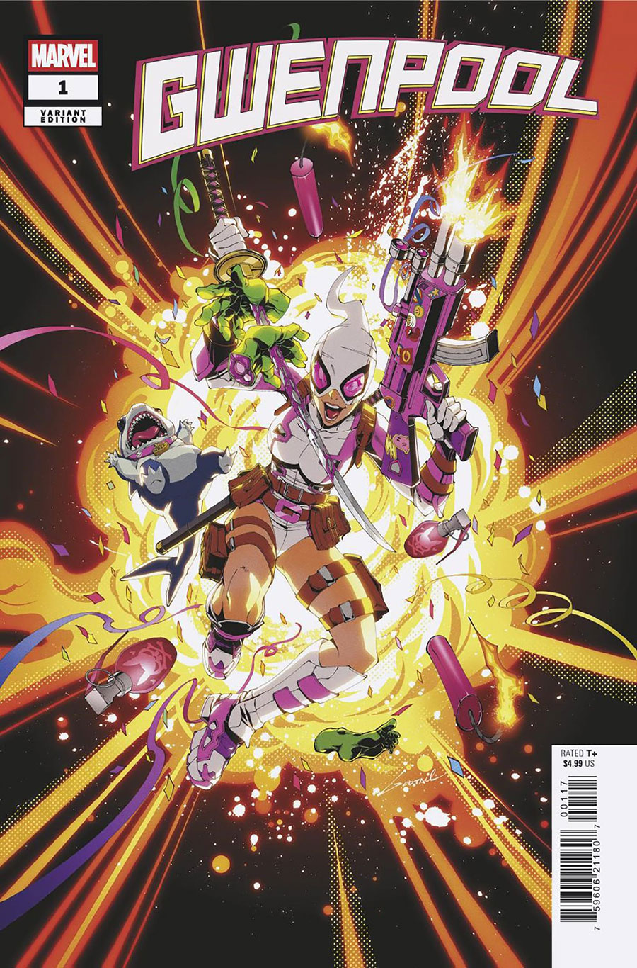 Gwenpool Vol 2 #1 Cover G Incentive Godtail Variant Cover