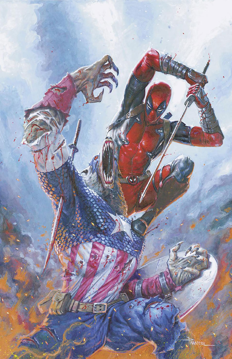 Deadpool Kills The Marvel Universe One Last Time #2 Cover D Incentive Davide Paratore Virgin Cover