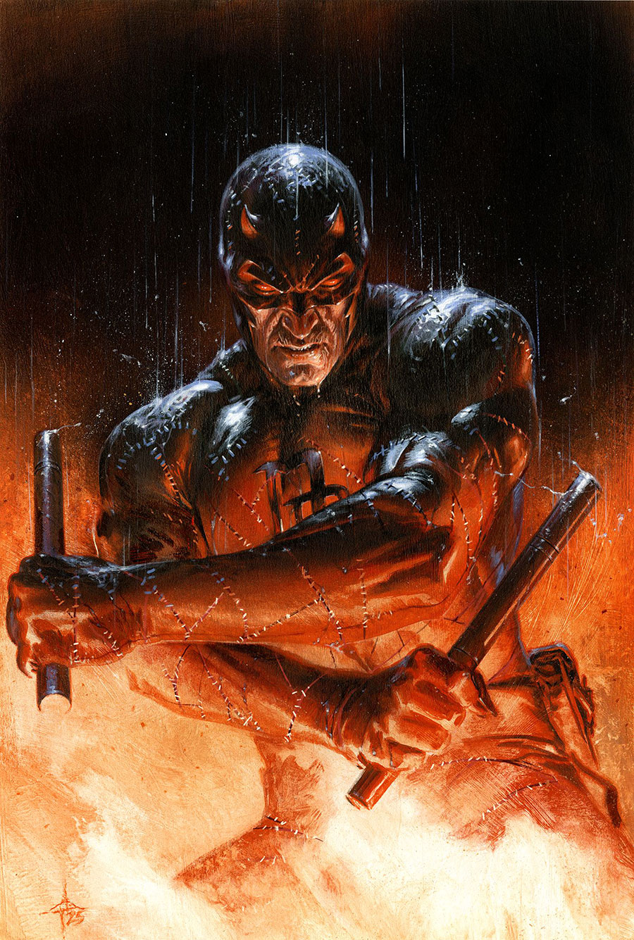 Daredevil Cold Day In Hell #2 Cover F Incentive Gabriele Dell Otto Virgin Cover
