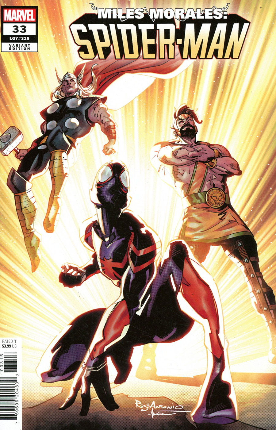 Miles Morales Spider-Man Vol 2 #33 Cover D Incentive Roge Antonio Variant Cover